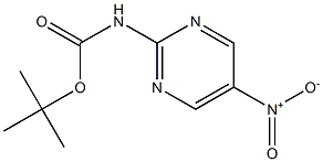 tert-butyl 5-nitropyrimidin-2-ylcarbamate Struktur