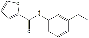 2-Furancarboxamide,N-(3-ethylphenyl)-(9CI) Struktur