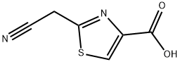 4-Thiazolecarboxylicacid,2-(cyanomethyl)-(9CI) Struktur