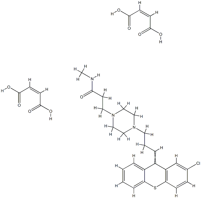 CLOTHIAZAMIDEDIMALEATE Struktur