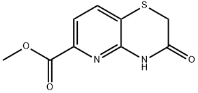 Methyl3-oxo-3,4-dihydro-2H-pyrido[3,2-b][1,4]thiazine-6-carboxylate Struktur