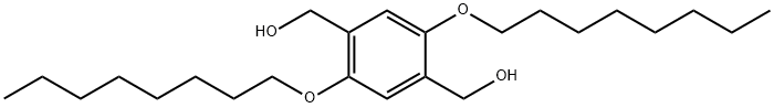 2 5-BIS(OCTYLOXY)-1 4-BIS(HYDROXYMETHYL& Struktur