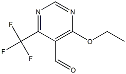 5-Pyrimidinecarboxaldehyde,4-ethoxy-6-(trifluoromethyl)-(9CI) Struktur