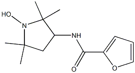 2-Furancarboxamide,N-(1-hydroxy-2,2,5,5-tetramethyl-3-pyrrolidinyl)-(9CI) Struktur