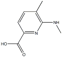 2-Pyridinecarboxylicacid,5-methyl-6-(methylamino)-(9CI) Struktur