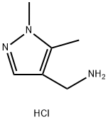 1,5-Dmethyl-1H-prazole-4-methanamineonohydrochloride Struktur