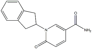 3-Pyridinecarboxamide,N-(2,3-dihydro-1H-inden-2-yl)-1,6-dihydro-6-oxo-(9CI) Struktur