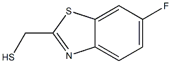 2-Benzothiazolemethanethiol,6-fluoro-(9CI) Struktur