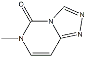 1,2,4-Triazolo[4,3-c]pyrimidin-5(6H)-one,6-methyl-(9CI) Struktur