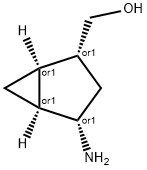 Bicyclo[3.1.0]hexane-2-methanol, 4-amino-, (1R,2R,4S,5S)-rel- (9CI) Struktur