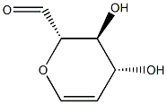 D-lyxo-Hex-5-enose, 2,6-anhydro-5-deoxy- (9CI) Struktur