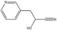 3-Pyridinepropanenitrile,alpha-hydroxy-(9CI) Struktur