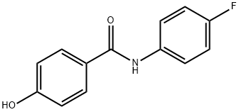 N-(4-fluorophenyl)-4-hydroxybenzamide Struktur