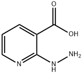 3-Pyridinecarboxylicacid,2-hydrazino-(9CI) Struktur