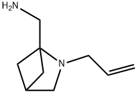 2-Azabicyclo[2.1.1]hexane-1-methanamine,2-(2-propenyl)-(9CI) Struktur