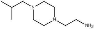 1-Piperazineethanamine,4-(2-methylpropyl)-(9CI) Struktur