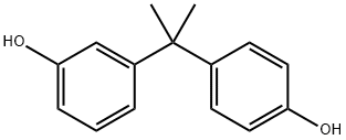 3,4'-(1-Methylethylidene)bisphenol Struktur