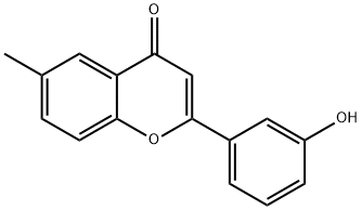 3'-Hydroxy-6-methylflavone, 97 Struktur