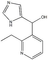 3-Pyridinemethanol,2-ethyl-alpha-1H-imidazol-4-yl-(9CI) Struktur