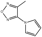 1,2,5-Oxadiazole,3-methyl-4-(1H-pyrrol-1-yl)-(9CI) Struktur