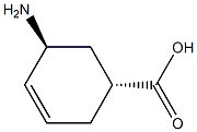 3-Cyclohexene-1-carboxylicacid,5-amino-,(1R,5S)-rel-(9CI) Struktur