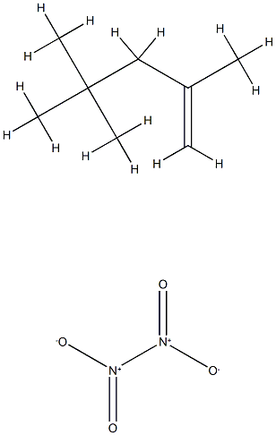 Pentene, 2,4,4-trimethyl-, reaction products with nitrogen oxide (N2O4) Struktur