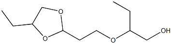 1-Butanol,2-[2-(4-ethyl-1,3-dioxolan-2-yl)ethoxy]-(9CI) Struktur