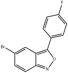 2,1-Benzisoxazole, 5-broMo-3-(4-fluorophenyl)- Struktur