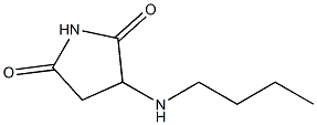 2,5-Pyrrolidinedione,3-(butylamino)-(9CI) Struktur