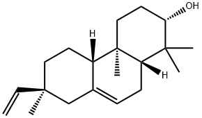 (-)-13β-Methyl-13-vinylpodocarpa-7-ene-3β-ol Struktur