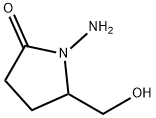 2-Pyrrolidinone,1-amino-5-(hydroxymethyl)-(9CI) Struktur