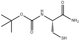 Carbamic acid, [(1R)-2-amino-1-(mercaptomethyl)-2-oxoethyl]-, 1,1- Struktur