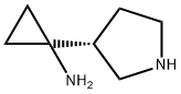 Cyclopropanamine, 1-(3R)-3-pyrrolidinyl- (9CI) Struktur