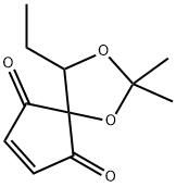 1,3-Dioxaspiro[4.4]non-7-ene-6,9-dione,4-ethyl-2,2-dimethyl-(9CI) Struktur