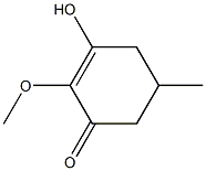 2-Cyclohexen-1-one,3-hydroxy-2-methoxy-5-methyl-(9CI) Struktur