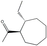 Ethanone, 1-[(1R,2R)-2-ethylcycloheptyl]-, rel-(+)- (9CI) Struktur