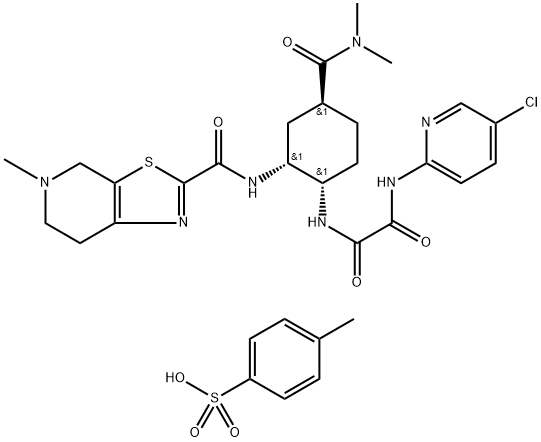 Edoxaban tosylate