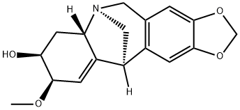 (-)-Coccinine Struktur