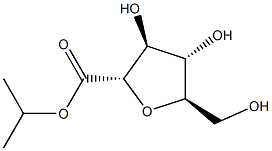 D-Mannonic acid, 2,5-anhydro-, 1-methylethyl ester (9CI) Struktur