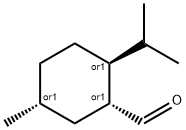 Cyclohexanecarboxaldehyde, 5-methyl-2-(1-methylethyl)-, (1R,2S,5R)-rel- (9CI) Struktur