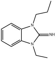 2H-Benzimidazol-2-imine,1-ethyl-1,3-dihydro-3-propyl-(9CI) Struktur