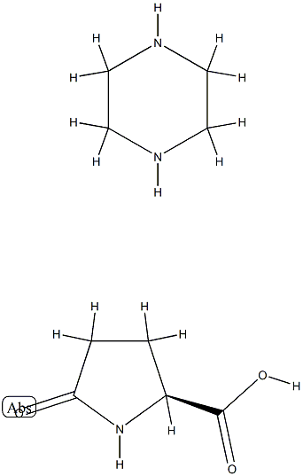 5-oxoproline, compound with piperazine (1:1) 