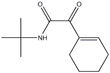 N-tert-Butyl-α-oxo-1-cyclohexene-1-acetamide Struktur