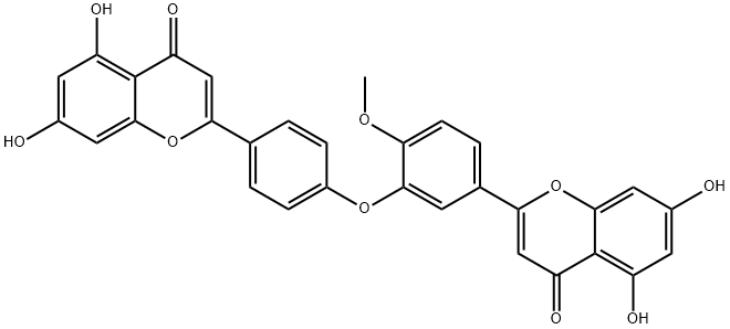 4'-O-METHYLOCHNAFLAVONE Struktur