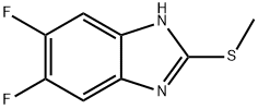 1H-Benzimidazole,5,6-difluoro-2-(methylthio)-(9CI) Struktur