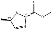 2-Thiazolecarboxylicacid,2,5-dihydro-5-methyl-,methylester,(2R,5R)-rel-(9CI) Struktur