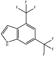 4,6-bis(trifluoromethyl)-1H-indole Struktur