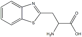 2-Benzothiazolepropanoicacid,alpha-amino-(9CI) Struktur