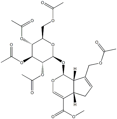 pentaacetyl geniposide Struktur