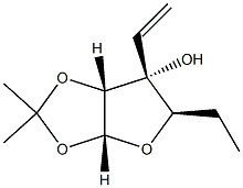 alpha-D-ribo-Hexofuranose,5,6-dideoxy-3-C-ethenyl-1,2-O-(1-methylethylidene)-(9CI) Struktur